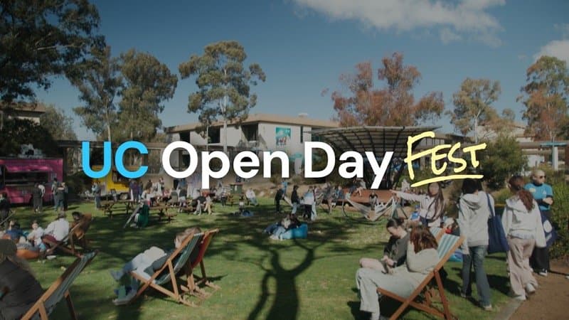 University of Canberra campus during Open Day